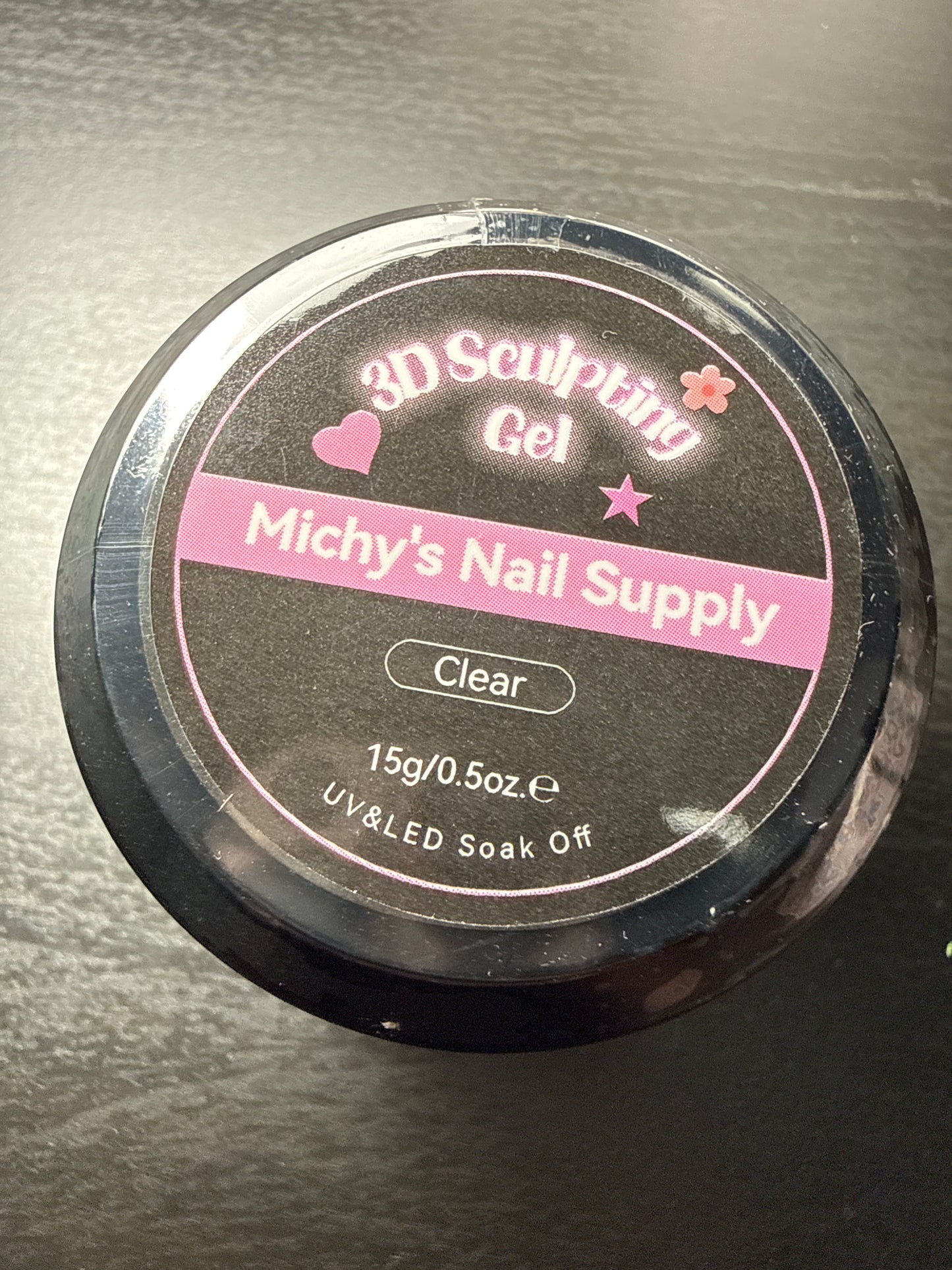 3D Sculpting Gel Clear 15g/0.05oz