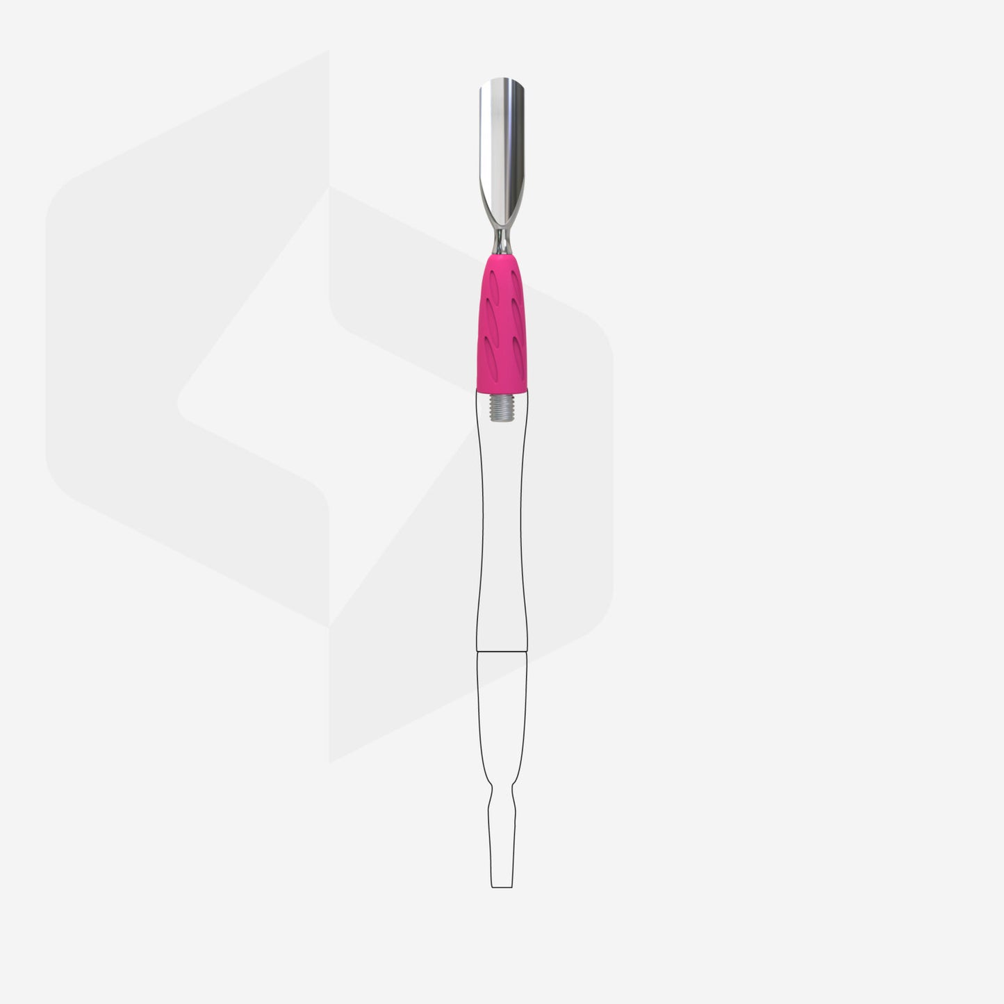 Staleks Working part of the pusher Combo UNIQ 17 rounded wide pusher