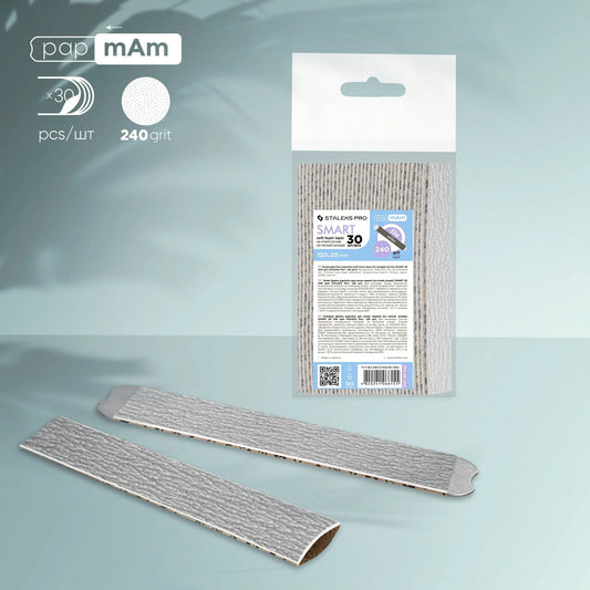 Disposable files papmAm on a soft foam layer SMART 20 (30 pcs) 240 GRIT