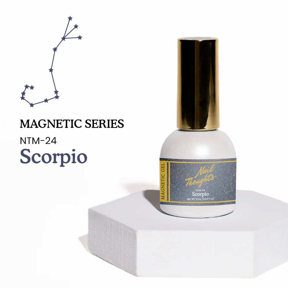 Nail Thoughts NTM-24 Scorpio Magnet Gel Color, 13 ml