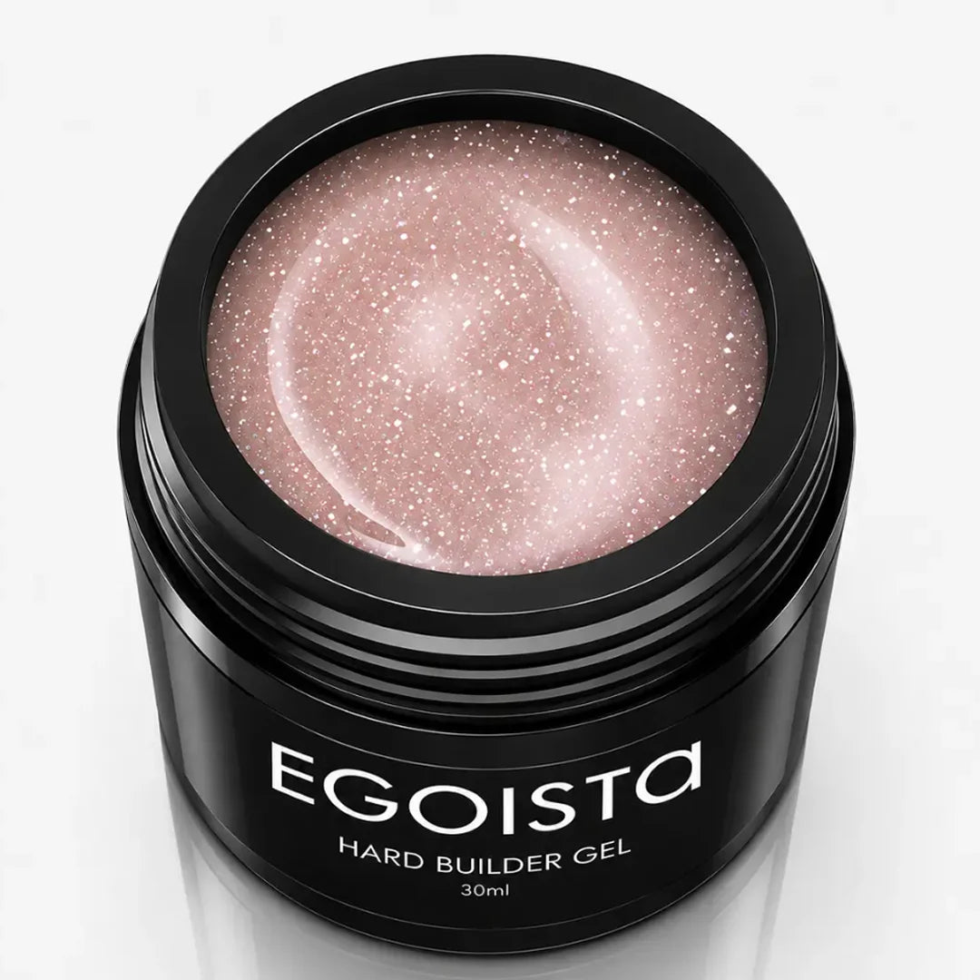 Egoista Hard Builder Gel Self-Leveling - Champagne Diamond, 30 ml