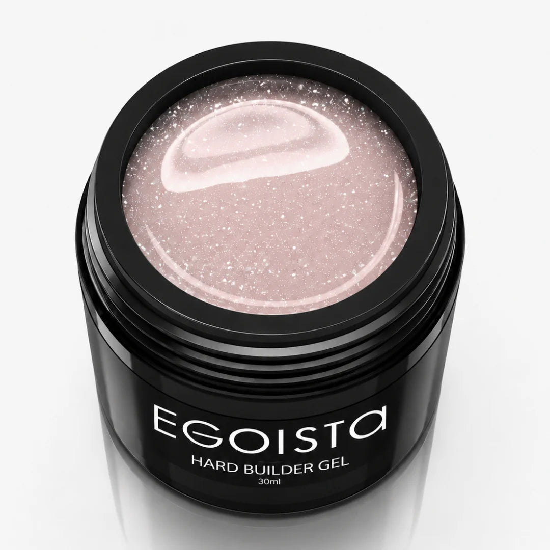 Egoista Hard Builder Gel Self-Leveling - White Diamond, 30 ml