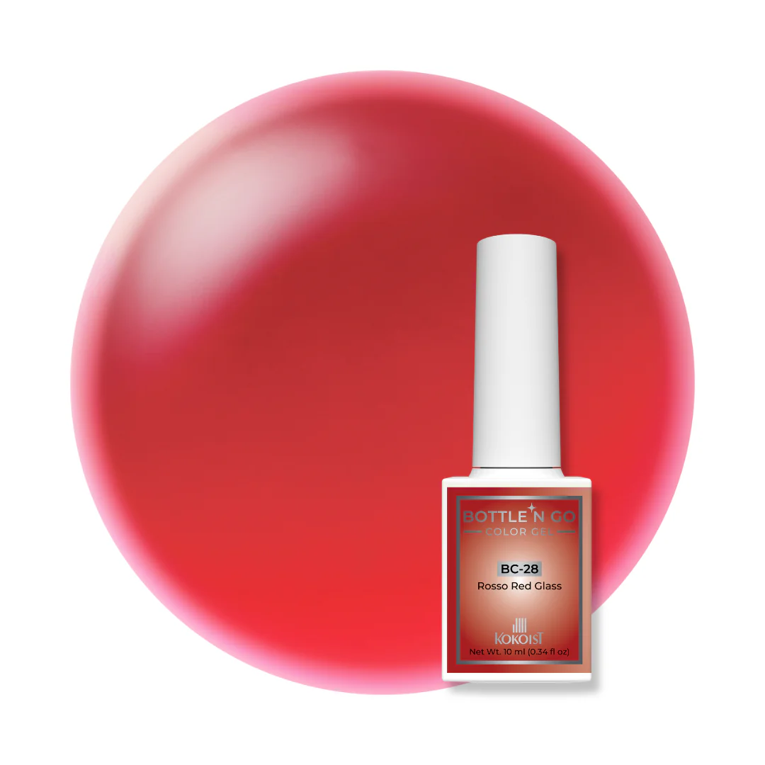Bottle 'N Go BC-28 Rosso Red Glass