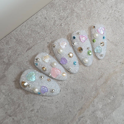 KOKOIST Pushu Pushu FLUFFY 07 White Glitter