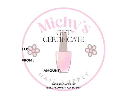 GIFT CERTIFCATE
