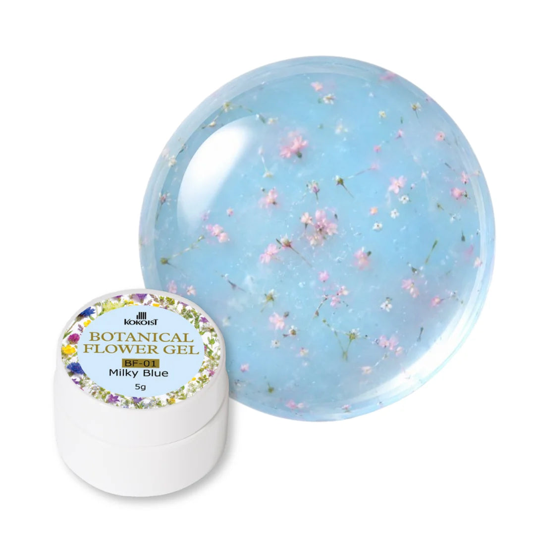 KOKOIST Botanical Flower Gel - BF-01 Milky Blue, 5 g
