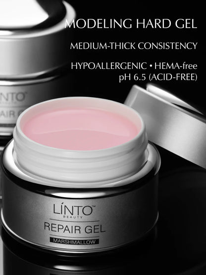 LiNTO Beauty Hard Gel – Marshmallow, 30 ml / 1.01 fl oz