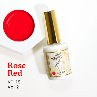 Nail Thoughts Gel Color - NT-19 Rose Red