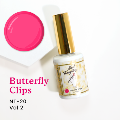 Nail Thoughts Gel Color - NT-20 Butterfly Clips