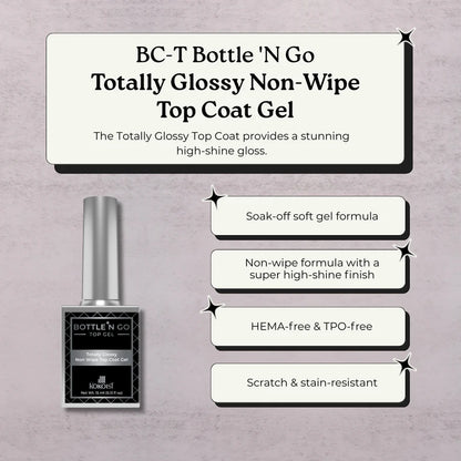 BC-T BOTTLE 'N GO TOTALLY GLOSSY NON WIPE TOP COAT GEL