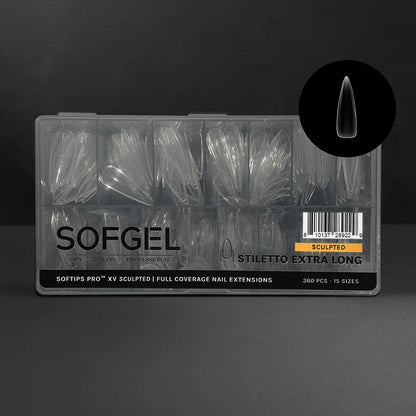 SOFTIPS PRO™ XV SCULPTED - STILETTO XL