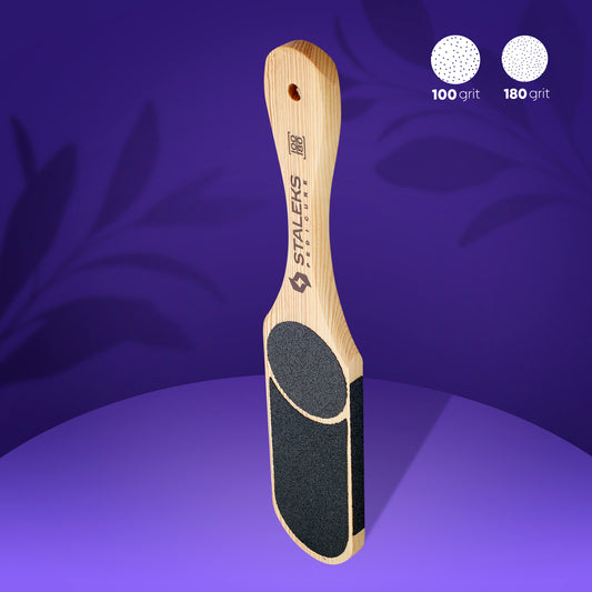 Wooden pedicure foot file BEAUTY & CARE 10 TYPE 3 (60/80/100/120)
