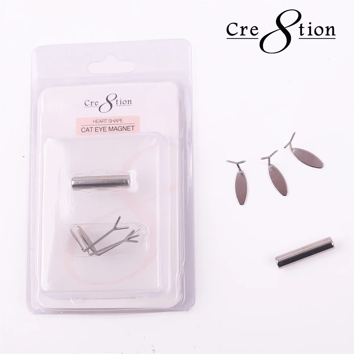 Cre8tion Heart Shape Cat Eye Special Magnet
