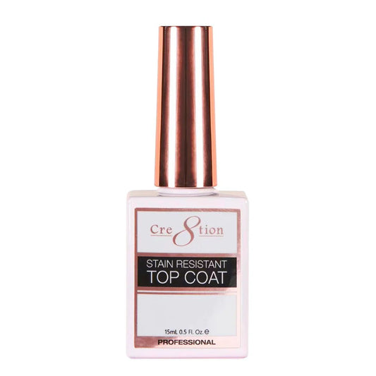 Cre8tion Stain Resistant Top Coat Gel, 15 ml