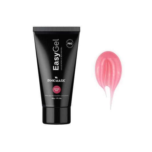Pink Mask Easy Gel UV/LED Acrylic Builder Gel - Rupture Rose, 1 oz