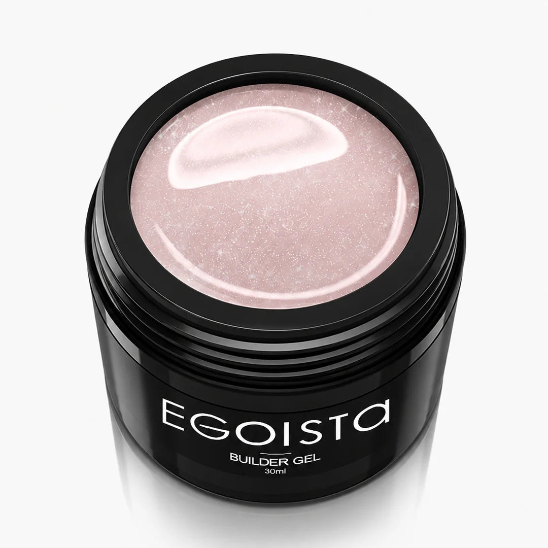 Egoista Builder Gel - Shimmer Pink, 30 ml