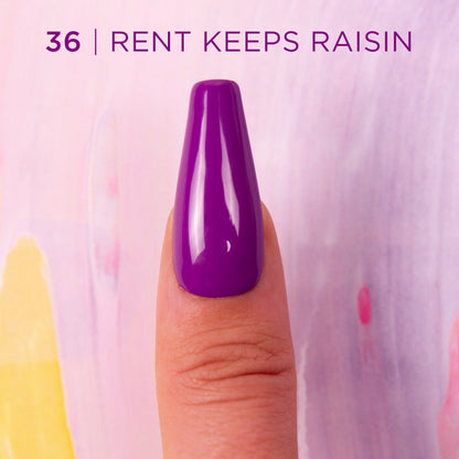 #36 Gotti Gel Color - Rent Keeps Raisin - Gotti Nails
