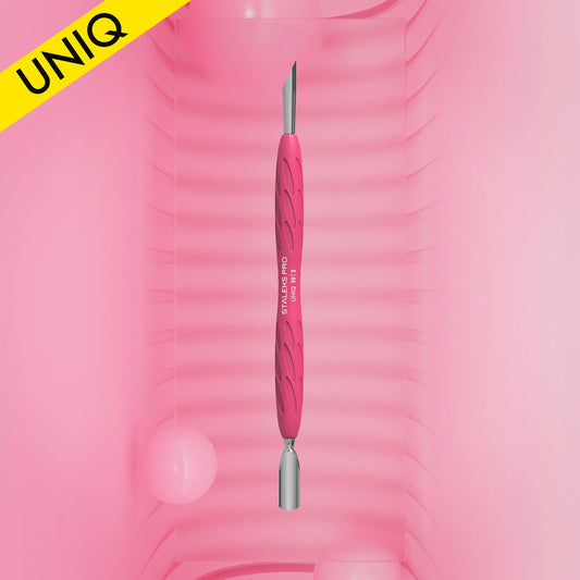 Manicure Pusher with Silicone Handle UNIQ 10 TYPE 2