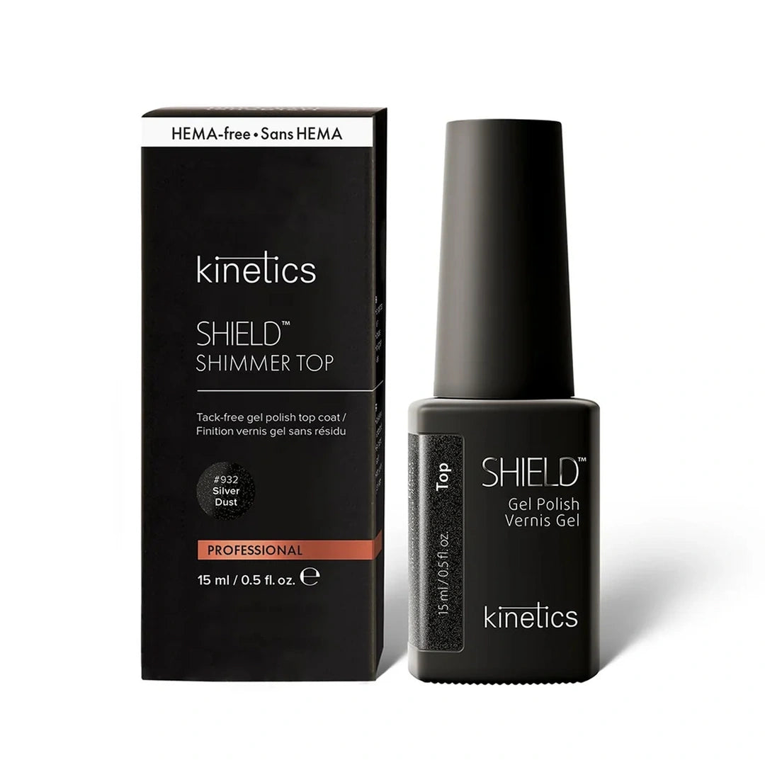 Kinetics Shield Shimmer Top - Silver Dust #932, 15 ml