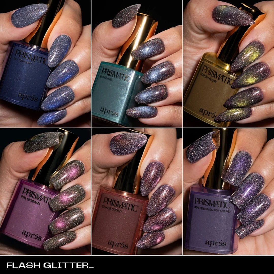 Aprés Nail Prismatic Gel Couleur Set, 18 pcs