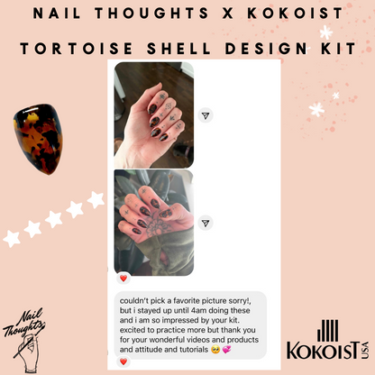 Nail Thoughts Tortoise Shell Design Kit
